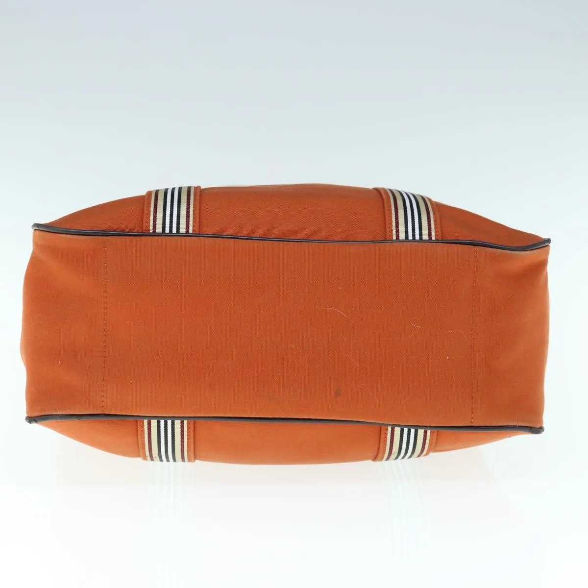 Burberry Black label Shoulder Bag Canvas Orange Auth bs11428