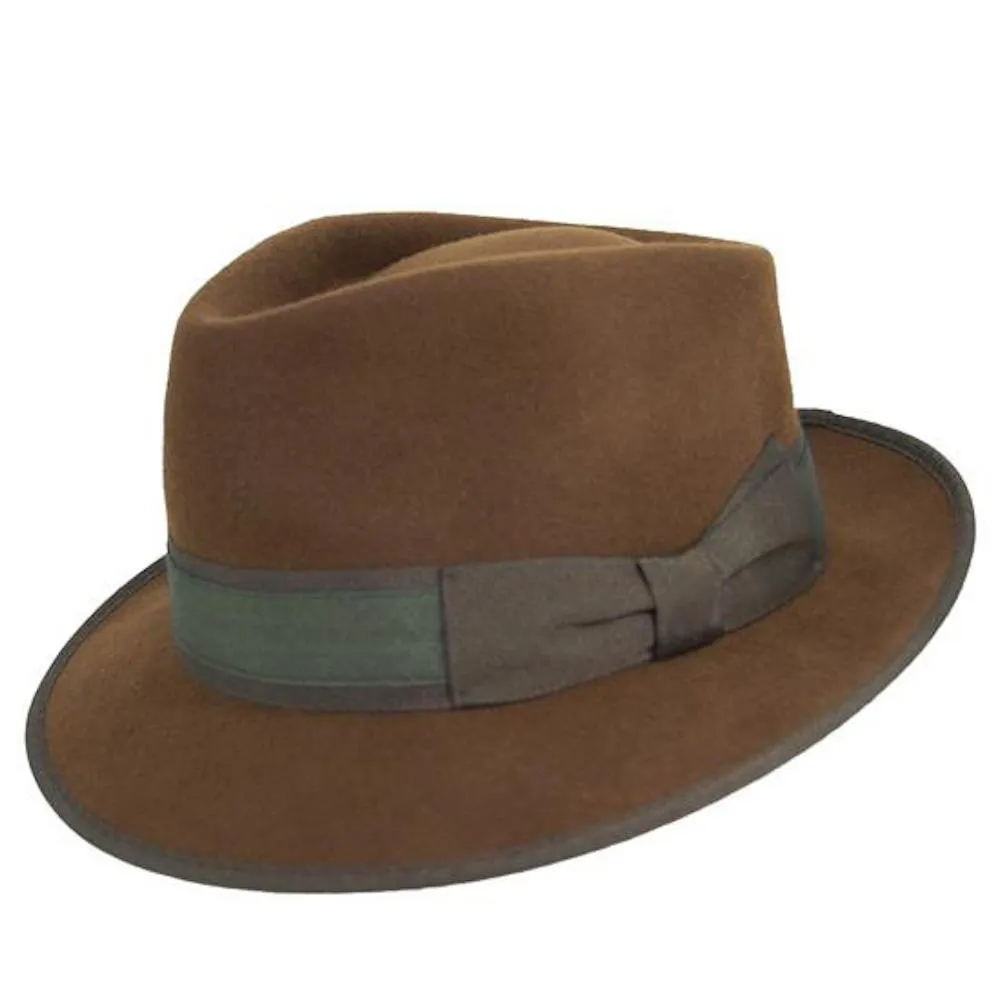 Chapeau en feutre Fedora - Marron