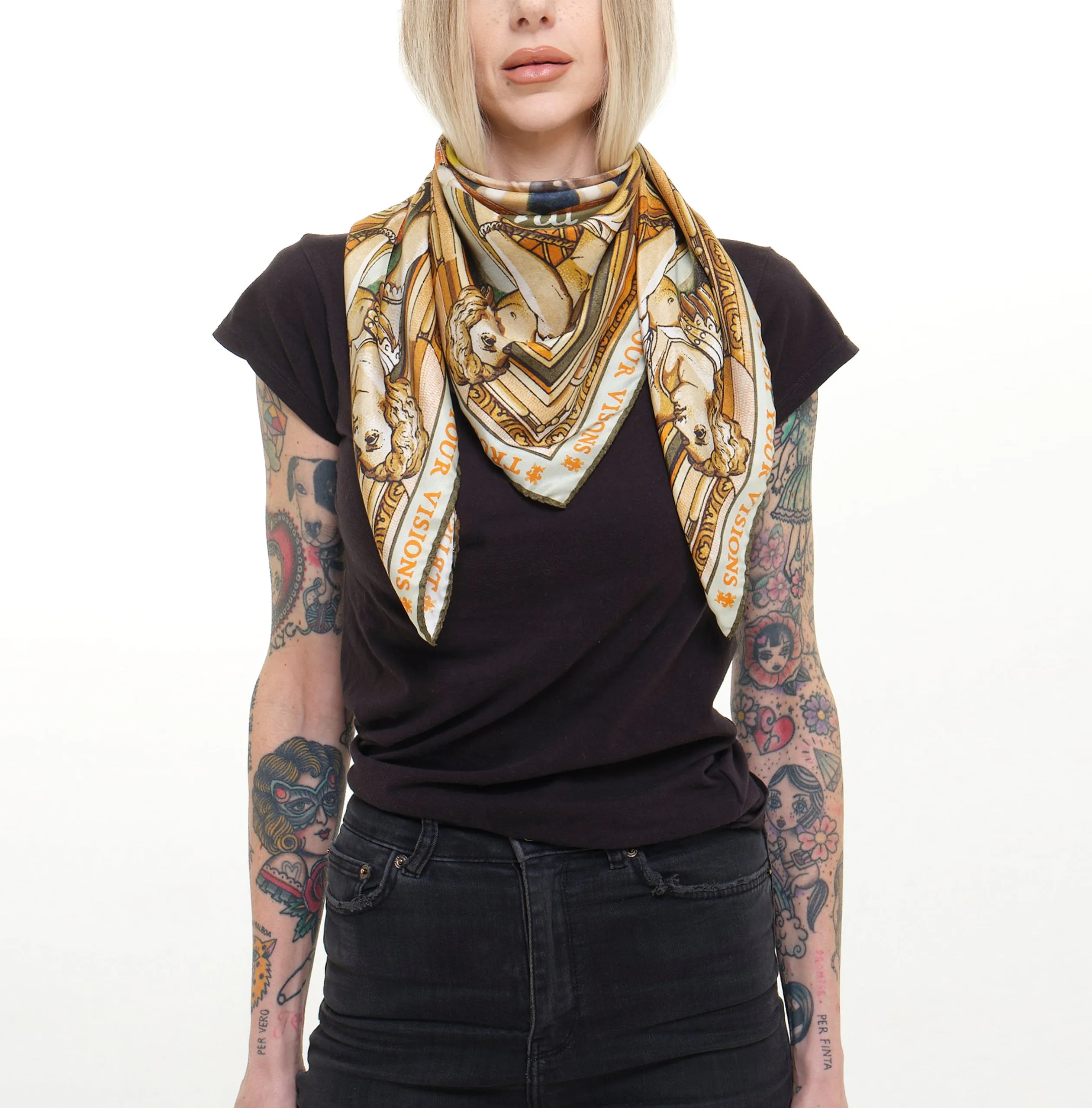Coreterno " Shrooms " -Neck Scarf