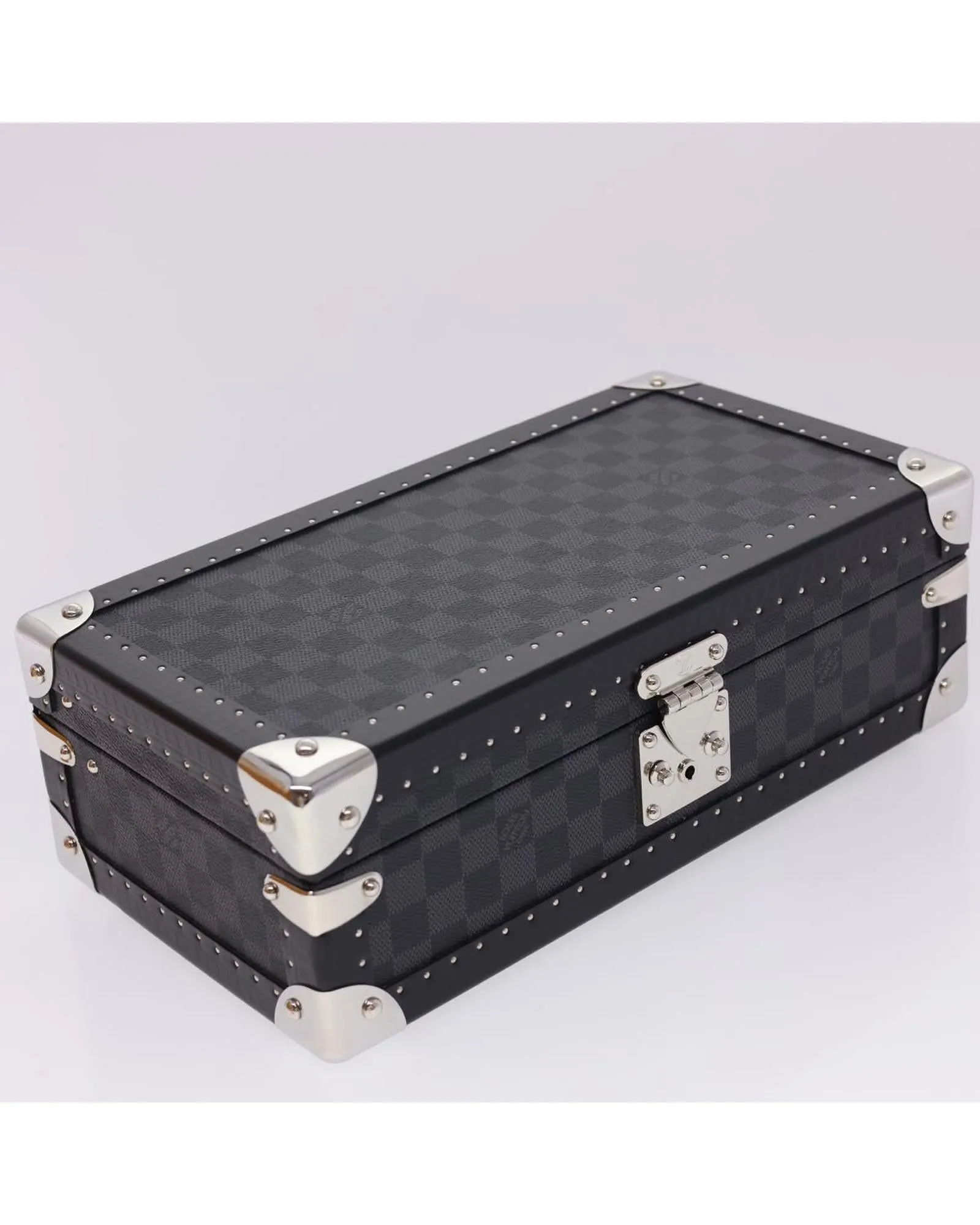 Damier Graphite Watch Case Coffret