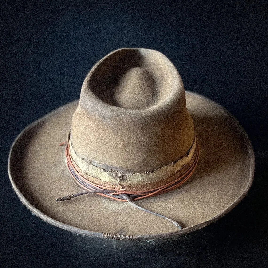 Distressed Fedora Rowdy Captain