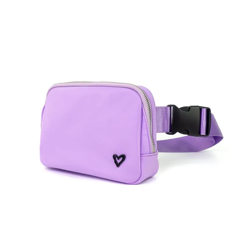 Dixie Nylon Belt/Crossbody Bag -  Lavender