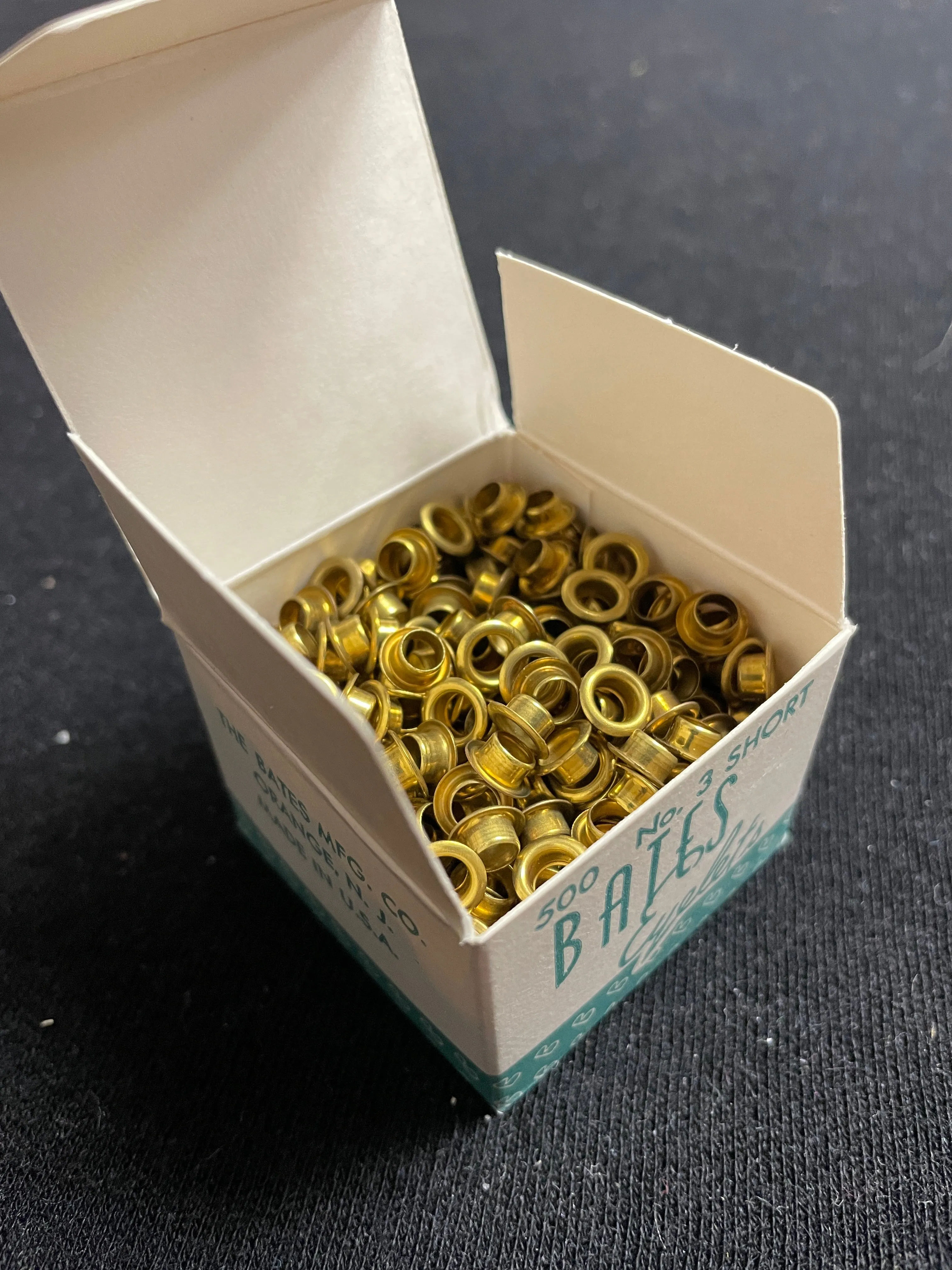 Eyelets Brass Box of 500 - Short