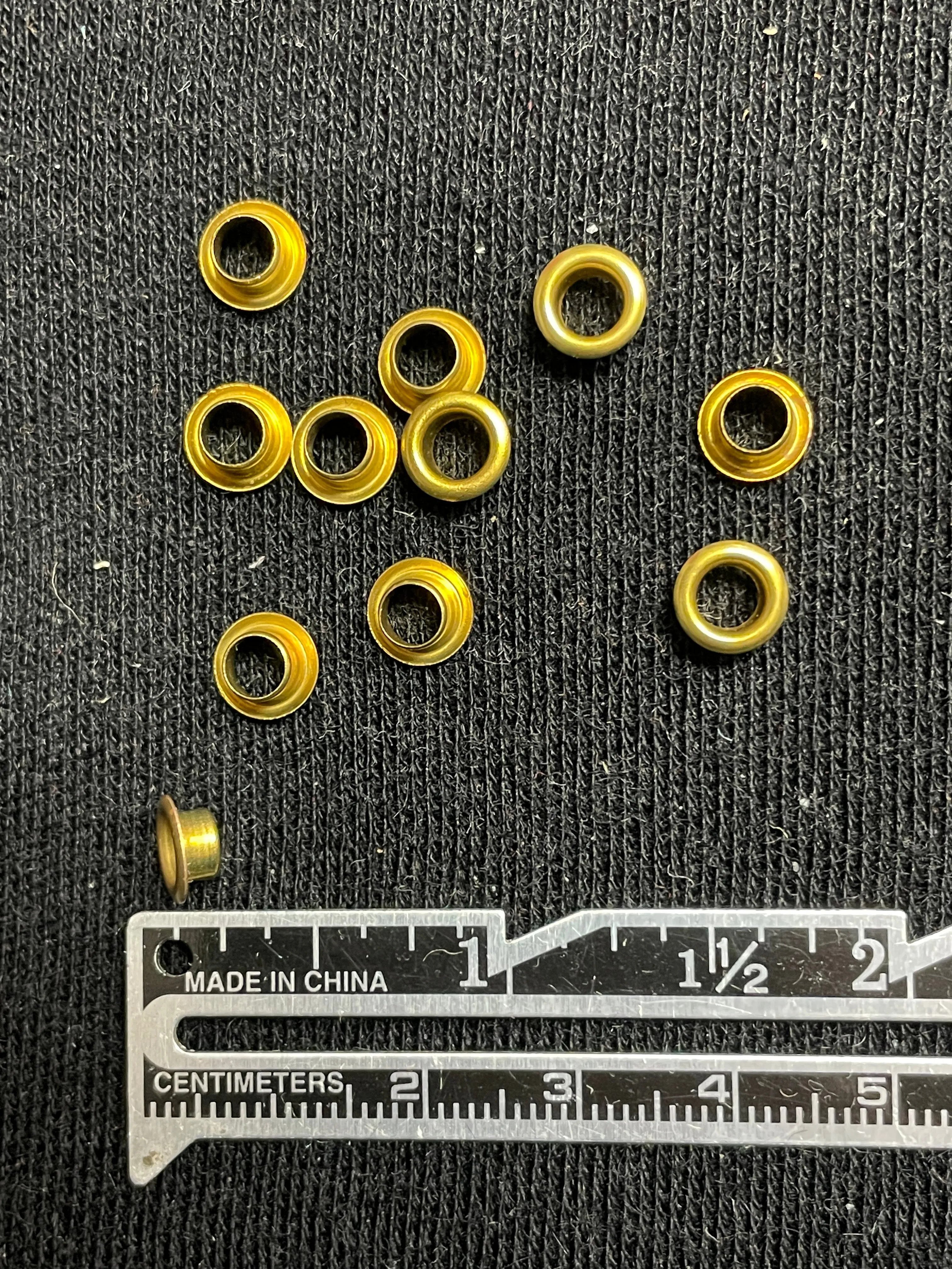 Eyelets Brass Box of 500 - Short