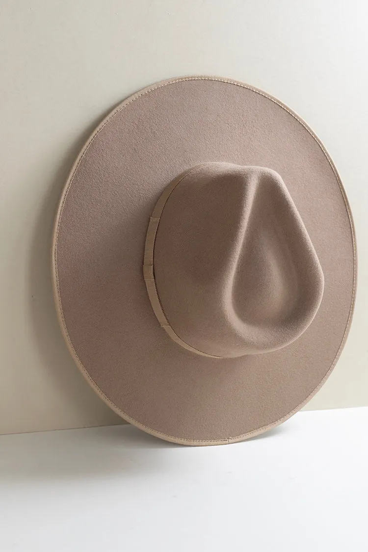 Flea Style Stevie Beige Wide Brim Hat