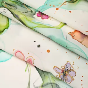 Floral Garden Silk Scarf