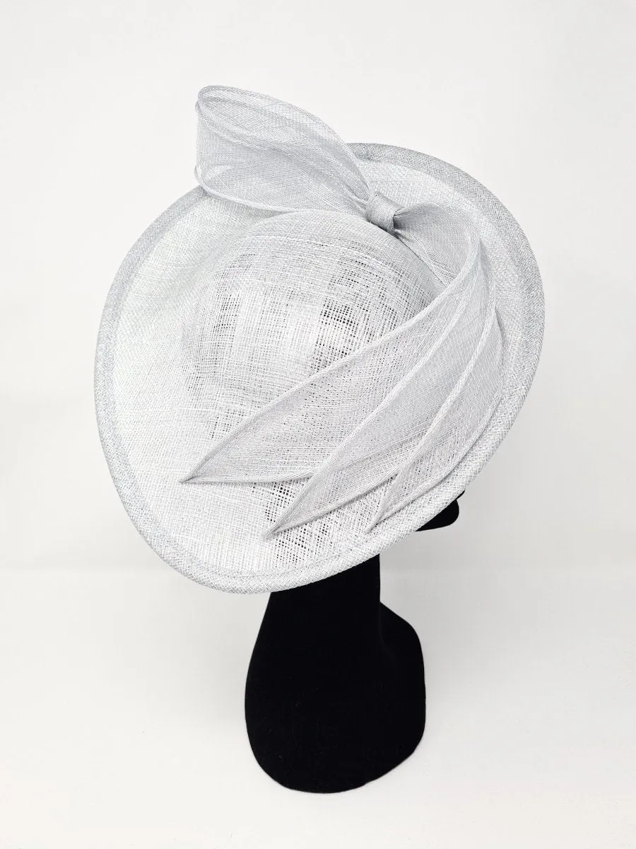 Metallic Bluebell Disc Fascinator