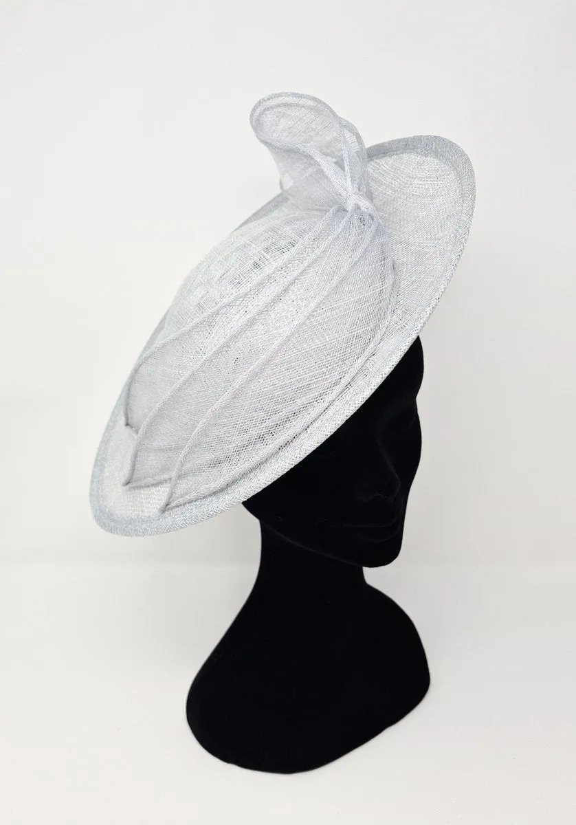 Metallic Bluebell Disc Fascinator