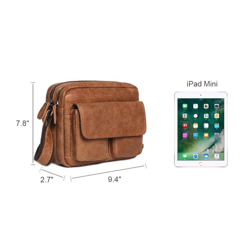 Mne's Small Leather Crossbody Bag