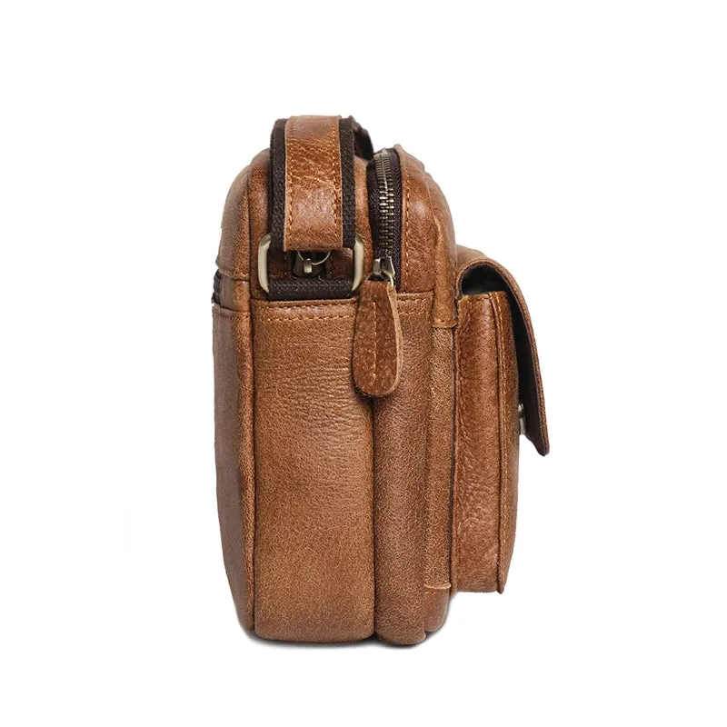 Mne's Small Leather Crossbody Bag