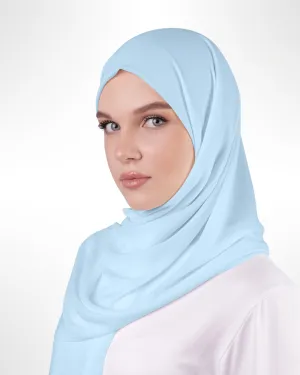 Premium Chiffon Hijab – Sky Blue