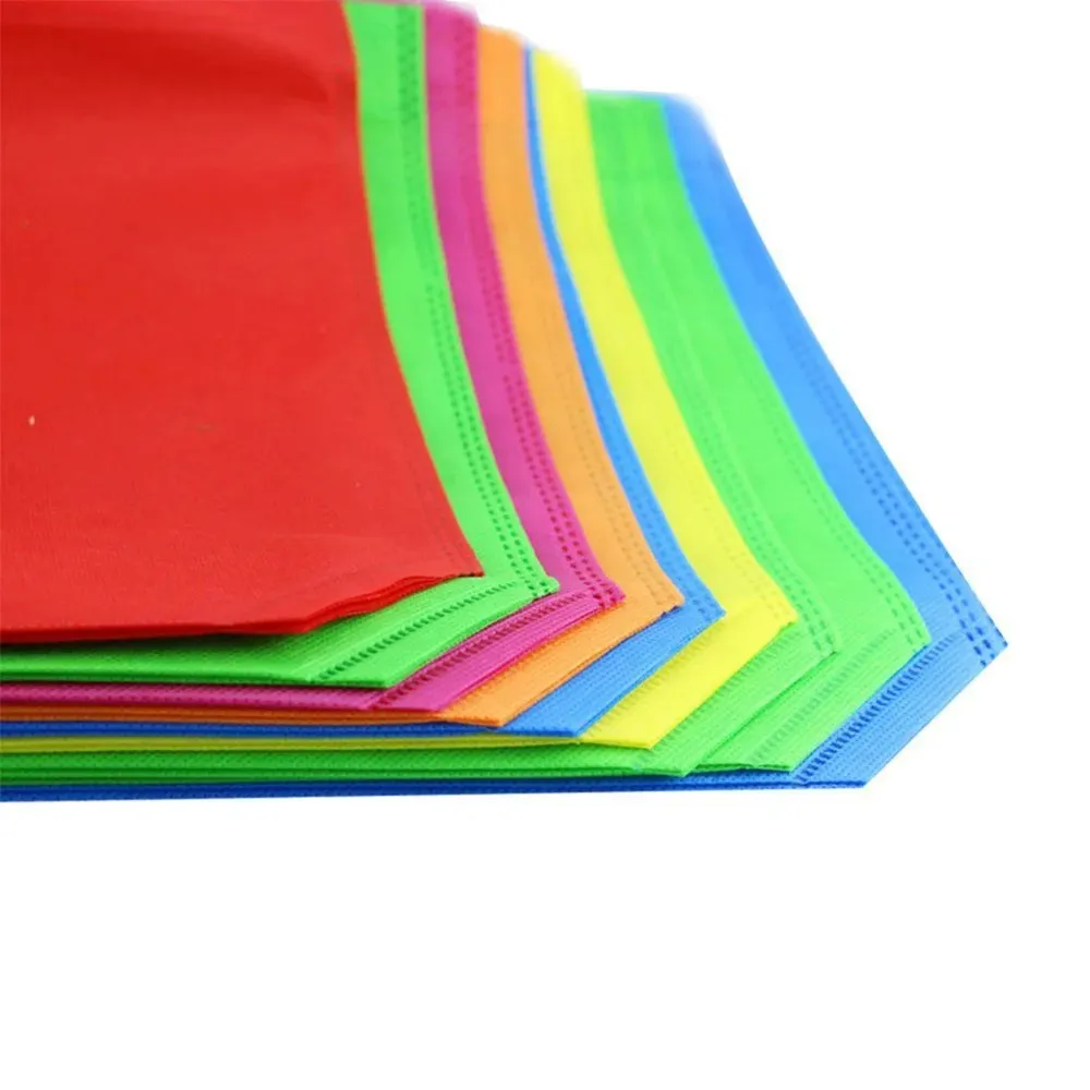 Solid Color Non-Woven Tote Bags