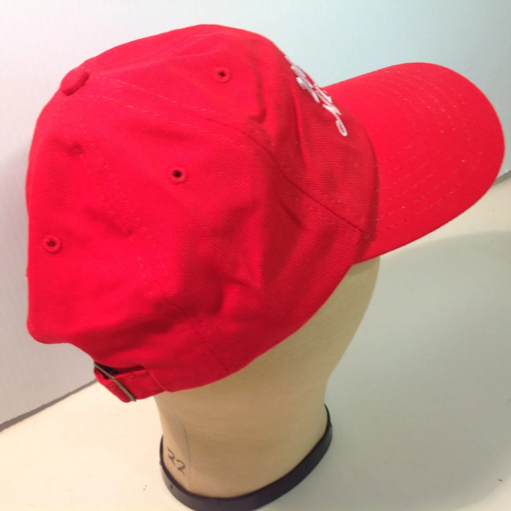 Vintage American Needle 2004 Masters Golf Tournament Souvenir Red Baseball Cap