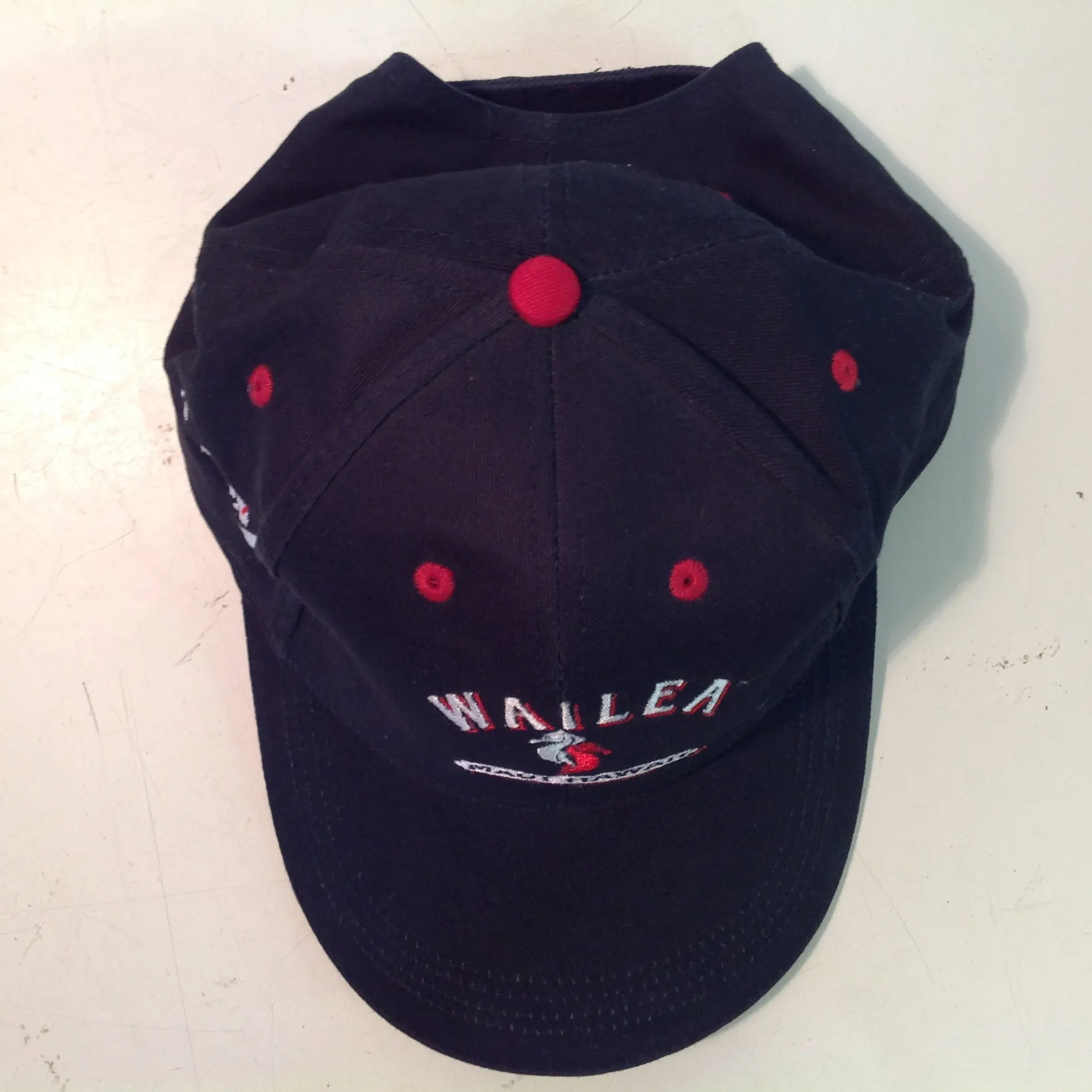 Vintage Authentic Ahead Professional Classic Cut Wailea Maui Hawaii Golf Course Souvenir Black Baseball Cap